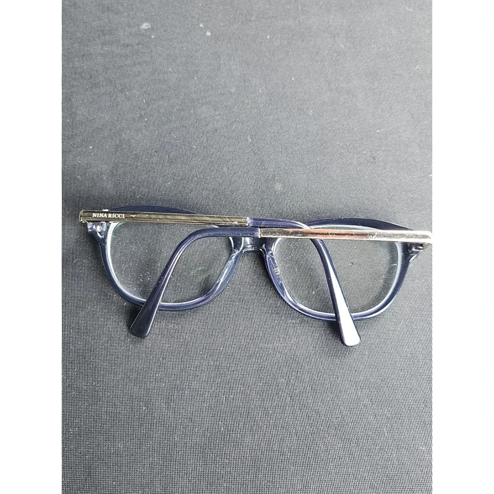 Nina Ricci VNR103K Eyeglasses Frames 52-16-135 Navy Cat Eye Womens Frames Only